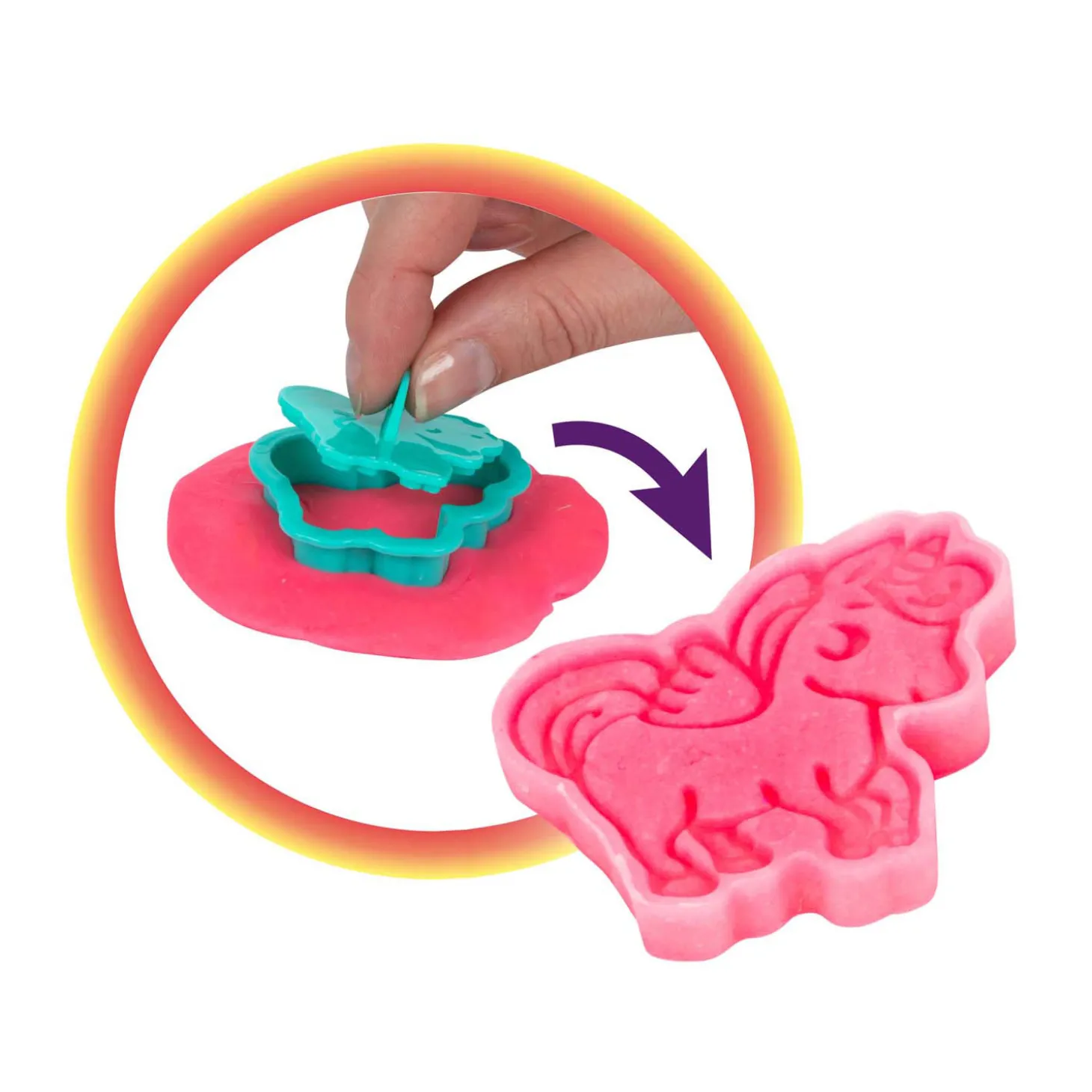 Sculptidough Kleiset Eenhoorn, 5dlg.