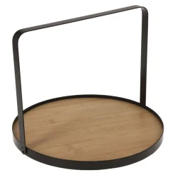 Serveerplateau Bamboe/Metaal, 35cm