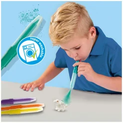 SES Blow Airbrush Pens - Dinosaurussen, 3st.