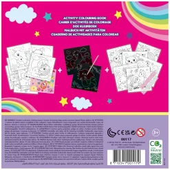 SES Doe Kleurboek Glitter 3 in 1