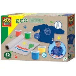 SES ECO Vingerverf Set met Kliederschort
