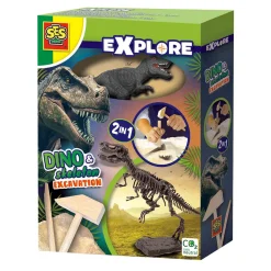 SES Explore Dino en Skelet Opgraven 2in1 - T-Rex