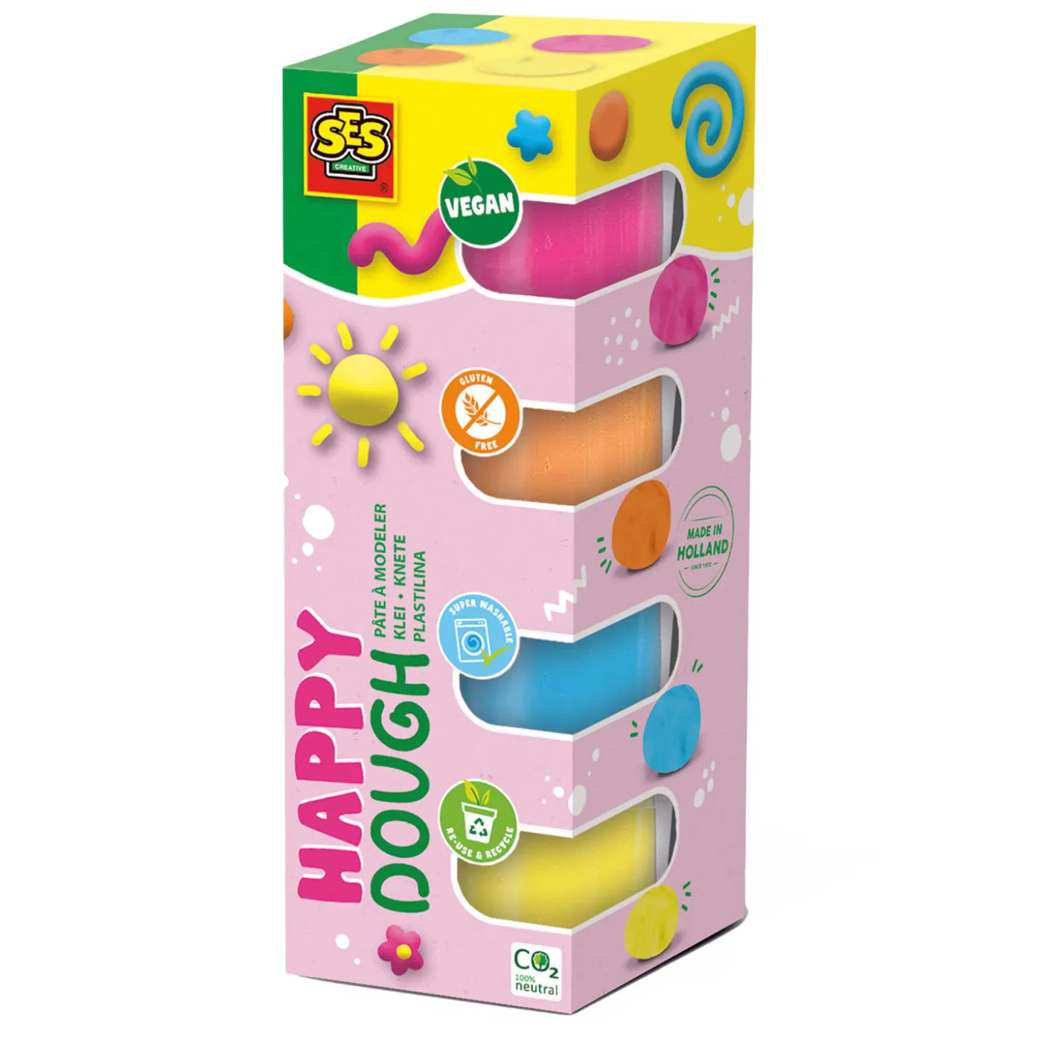 SES Feel Good Klei - Happy (4x90gr)