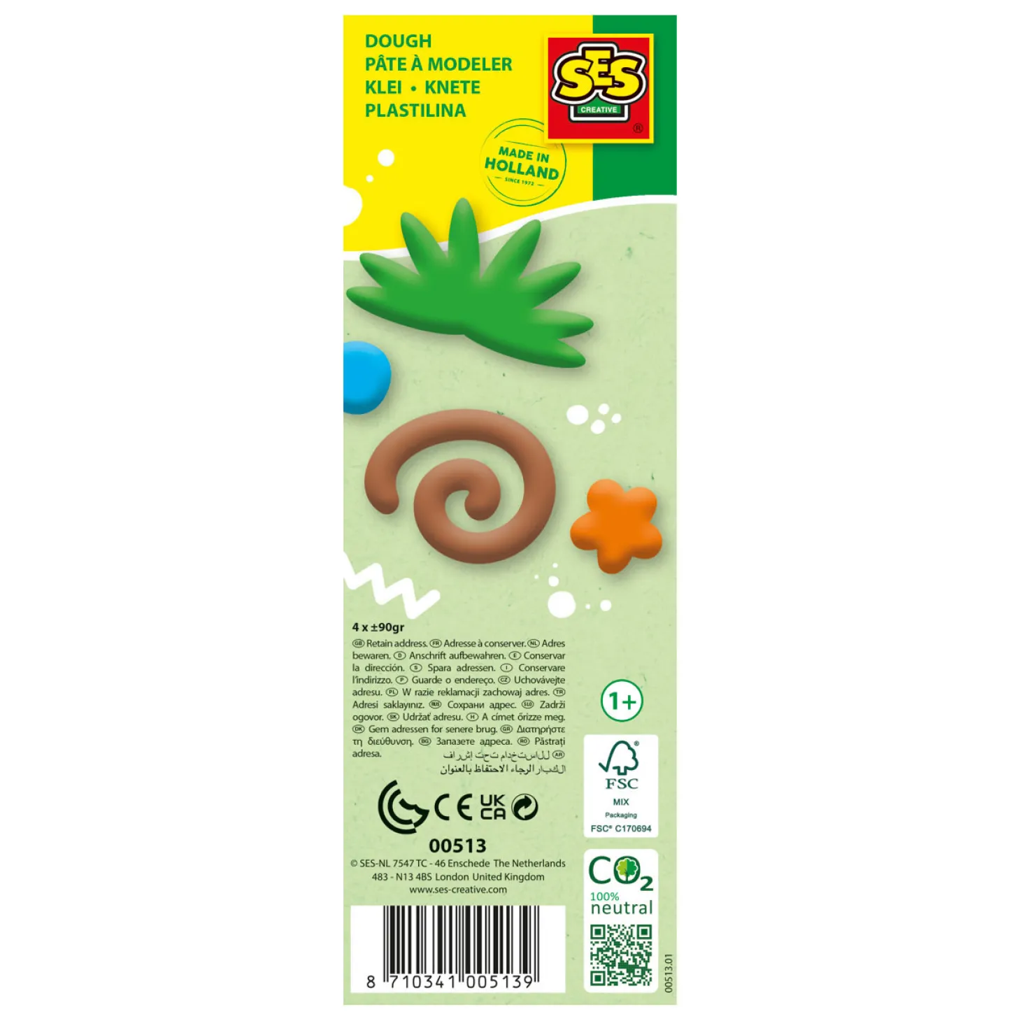 SES Feel Good Klei - Nature (4x90gr)