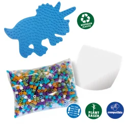 SES Green Beedz - Strijkkralenset Triceratops Dino