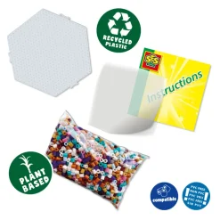 SES Green Beedz - Strijkkralenset Bosdieren