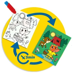 SES Kleuren met Water Kleurboek - Op Reis