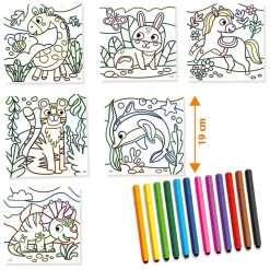 SES Kleuren op Nummers - Driehoek Grip Stiften