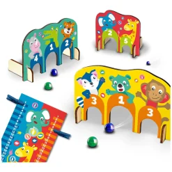 SES Knikkerspel - Houten Poortjes