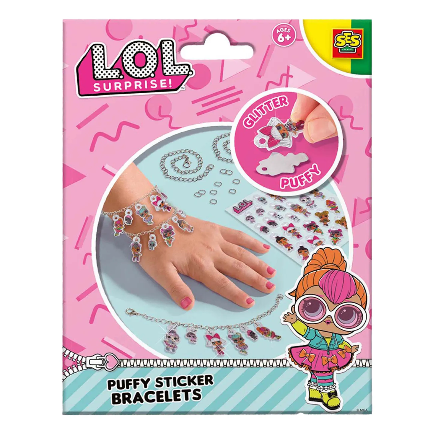 SES L.O.L. Puffy Sticker Armbanden