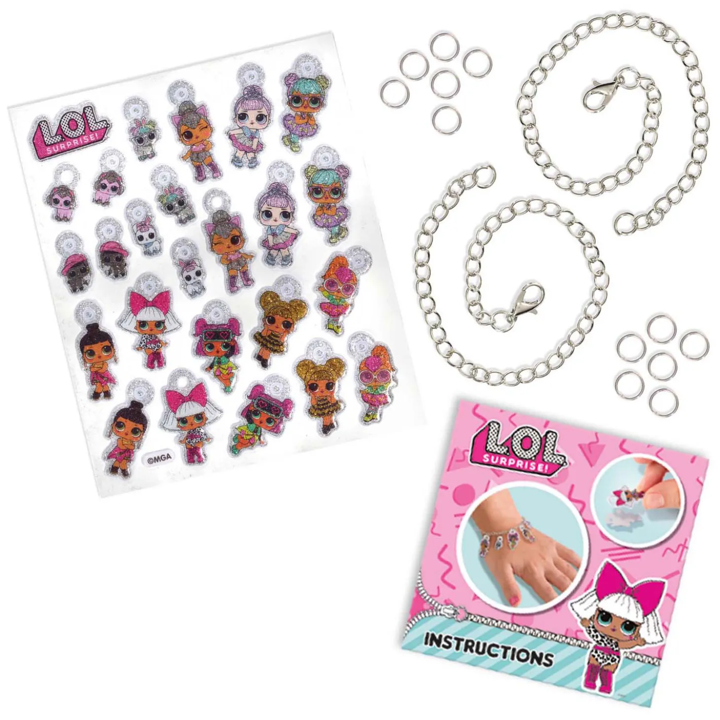 SES L.O.L. Puffy Sticker Armbanden