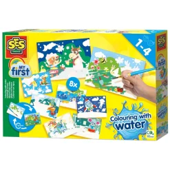 SES My First - Kleuren met Water Megaset Verborgen Dieren