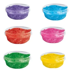 SES Plakkaatverf Glitter, 6x45ml