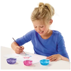 SES Plakkaatverf Glitter, 6x45ml