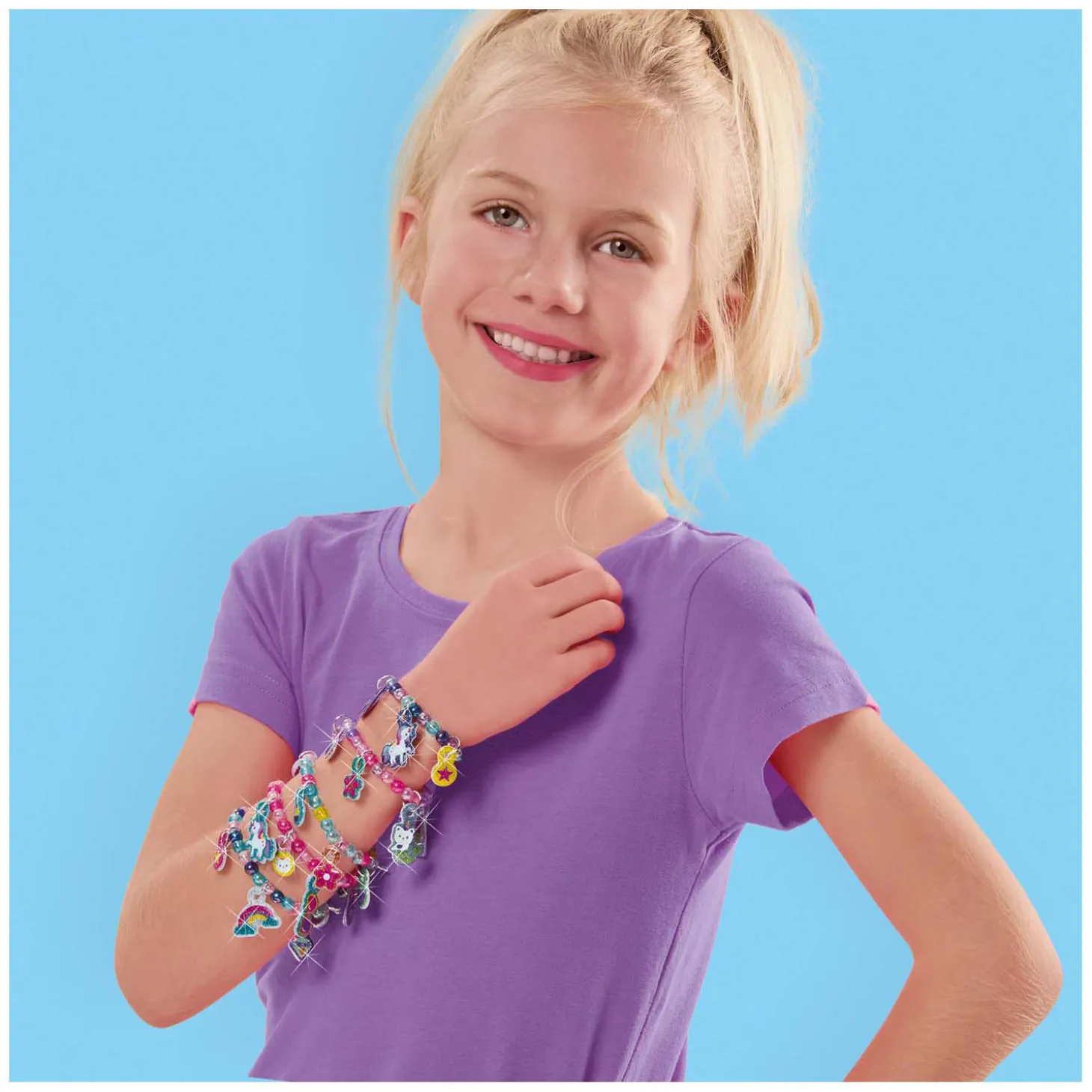 SES Puffy Glitter Sticker Armbanden