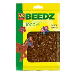 SES Strijkkralen - Donkerbruin, 1000st.