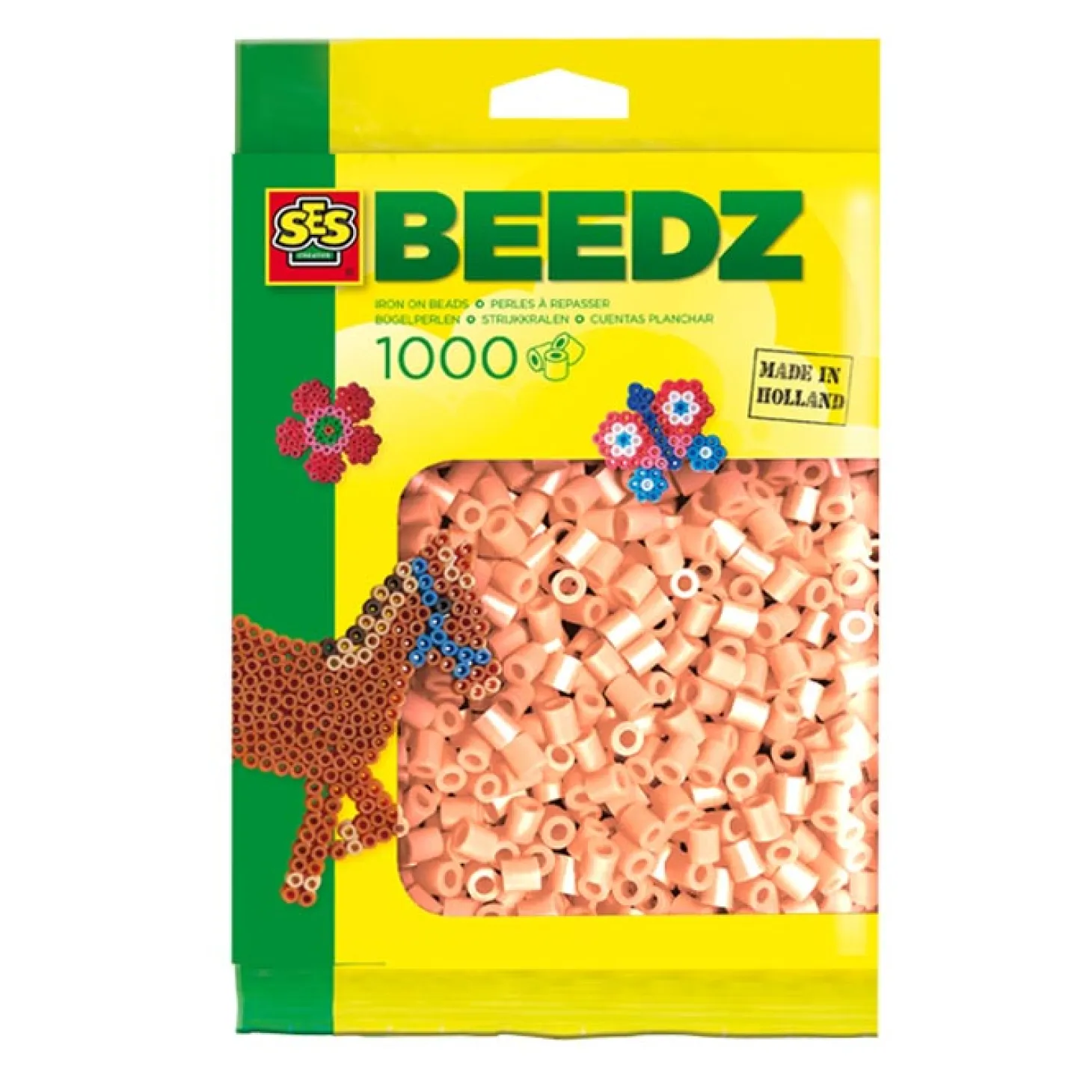 SES Strijkkralen - Licht Oranje, 1000st.