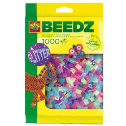 SES Strijkkralen - Mix Glitter, 1000st.
