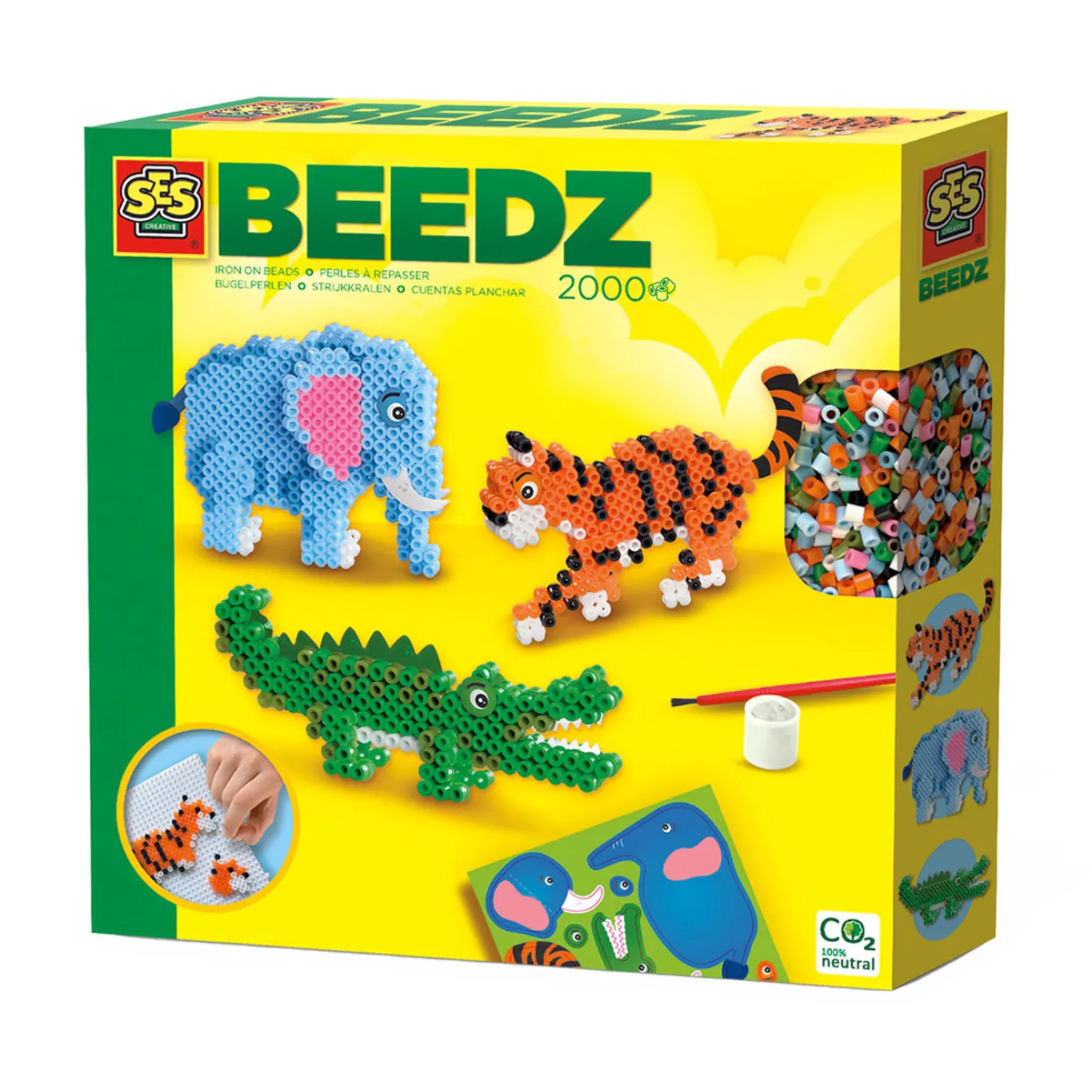 SES Strijkkralen - Safari Dieren