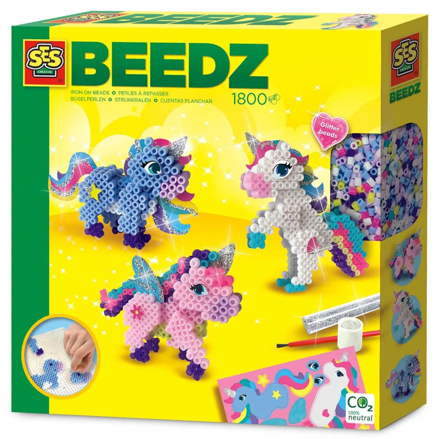 SES Strijkkralenset - Eenhoorns