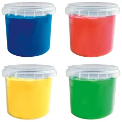 SES Vingerverf Primaire Kleuren, 4x110ml