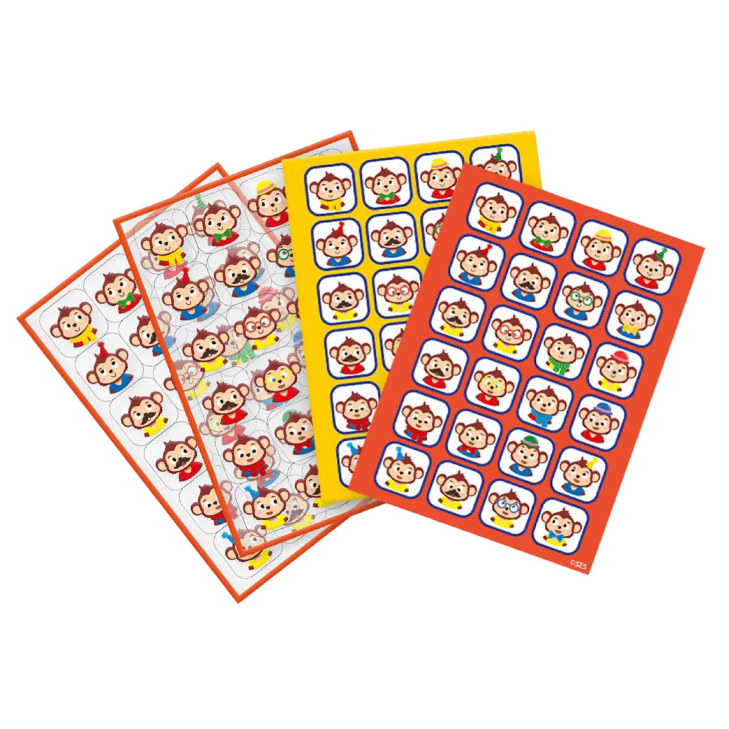 SES Wie ben ik? - Reisspel Raamsticker