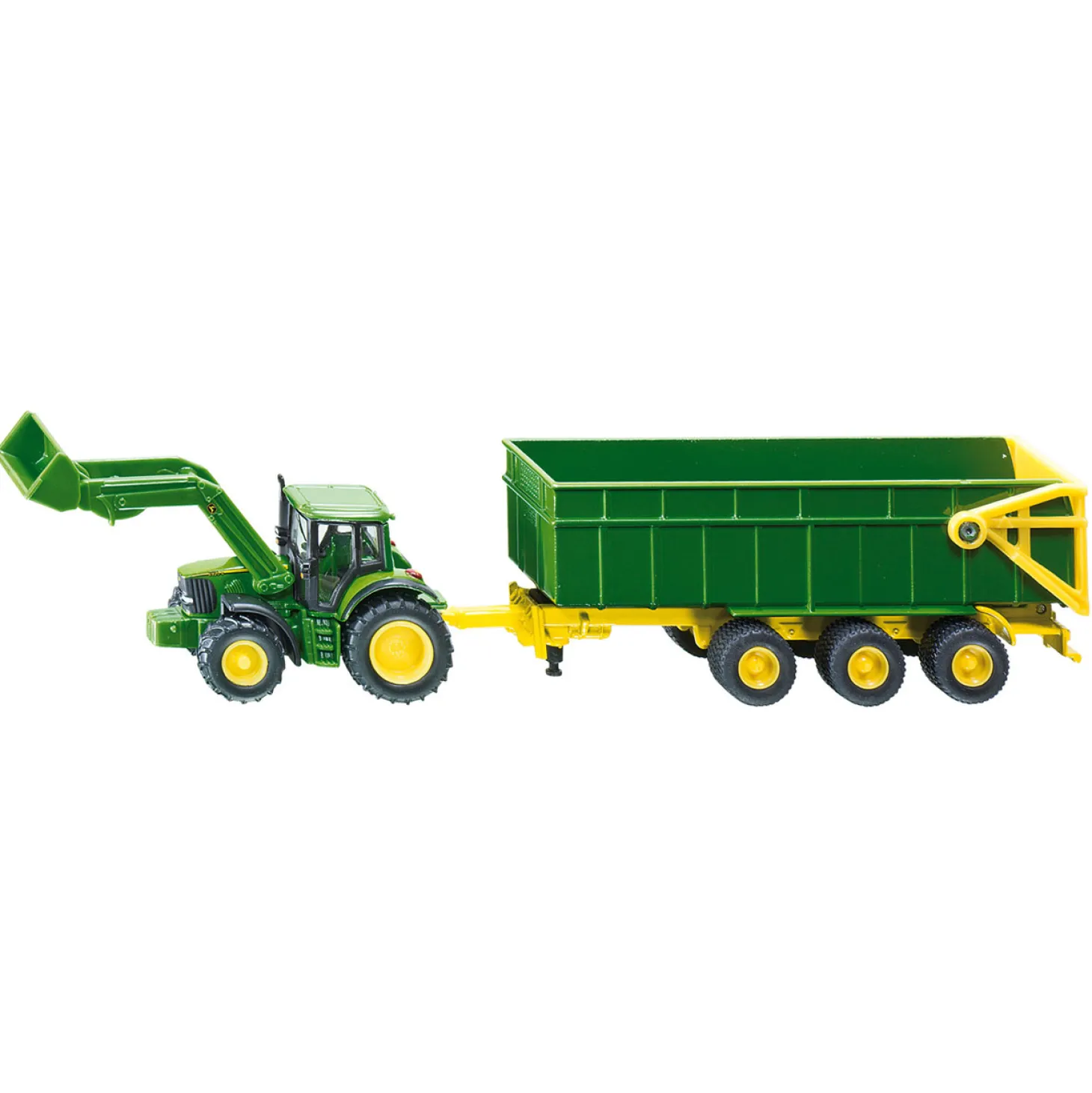 Siku 1843 John Deere Met Aanhangwagen 1:87