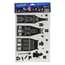 Silhouette Raamstickers Sinterklaas