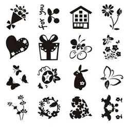 Silicone Stempels Kleine Lieve Groetjes, 1 Vel