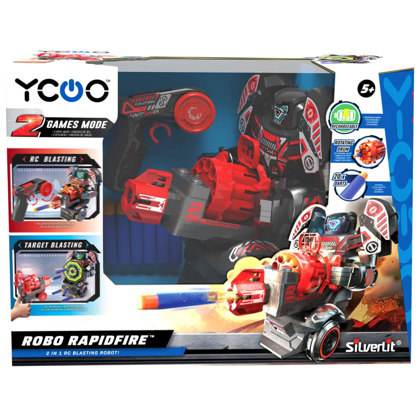 Silverlit Robo Rapidfire Schietende Robot