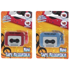Sleutelhanger Cassetterecorder - 5,5cm