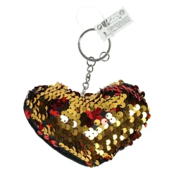 Sleutelhanger Hart met Pailletten