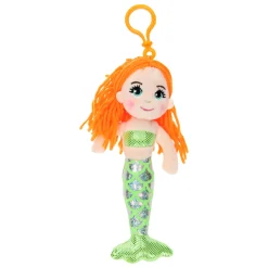 Sleutelhanger Lappenpopje Zeemeermin, 21cm