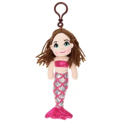 Sleutelhanger Lappenpopje Zeemeermin, 21cm