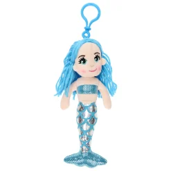 Sleutelhanger Lappenpopje Zeemeermin, 21cm