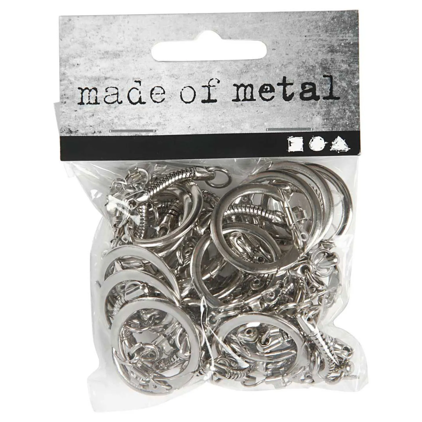 Sleutelhanger met Ketting, 25st.