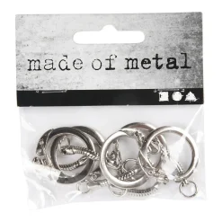 Sleutelhanger met Sluiting, 5st.