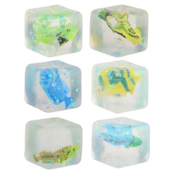 Slow Rise Glitter Kubus met Vis