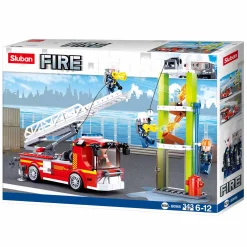 Sluban Brandweer Ladderwagen Oefening