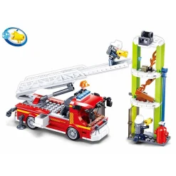 Sluban Brandweer Ladderwagen Oefening