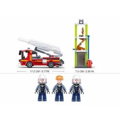 Sluban Brandweer Ladderwagen Oefening