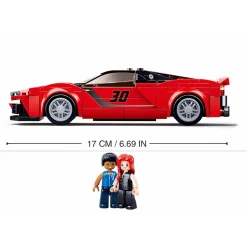 Sluban Italiaanse Supercar Rood - 262dlg.