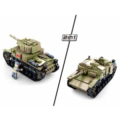 Sluban WWII - Italiaanse Tank 2in1 - 463dlg.