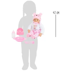 Small Foot - Babypop Marie met Accessoires, 7dlg.