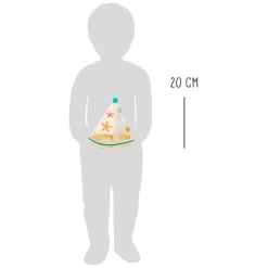 Small Foot - Badspeelgoed Houten Zeilboot Zeester