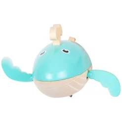 Small Foot - Badspeelgoed Houten Walvis Opwindbaar