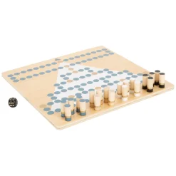 Small Foot - Barricade en Halma Houten Bordspel 2in1