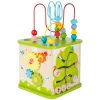 Small Foot - Houten Activiteitenkubus met Knikkerbaan, 8dlg.
