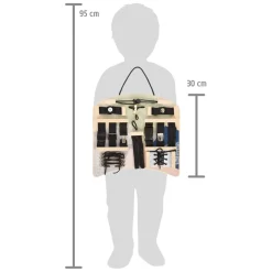 Small Foot - Houten Activiteitenbord Vergrendelingen en Verbindingen