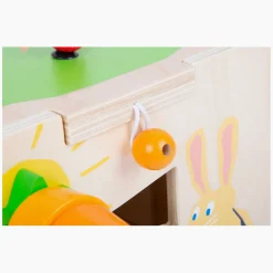 Small Foot - Houten Activiteitenkubus en Motoriekspiraal Konijn